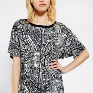 Silence + Noise Center Seam Tee Dress
